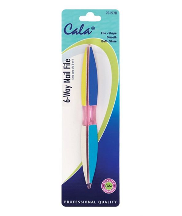 Cala Professional 6-Way Nail File - ADDROS.COM